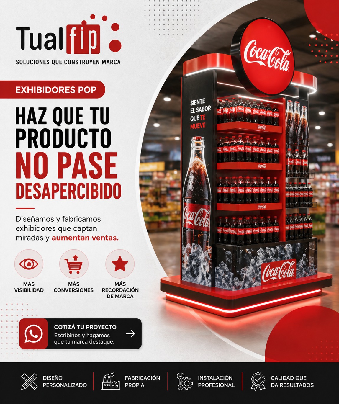 Exhibidores POP de alto impacto