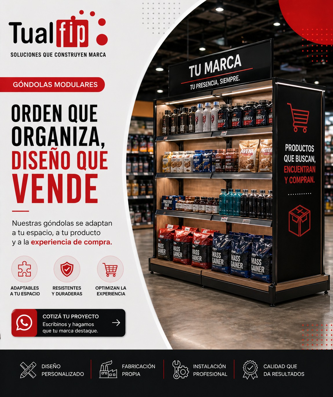 Góndolas modulares