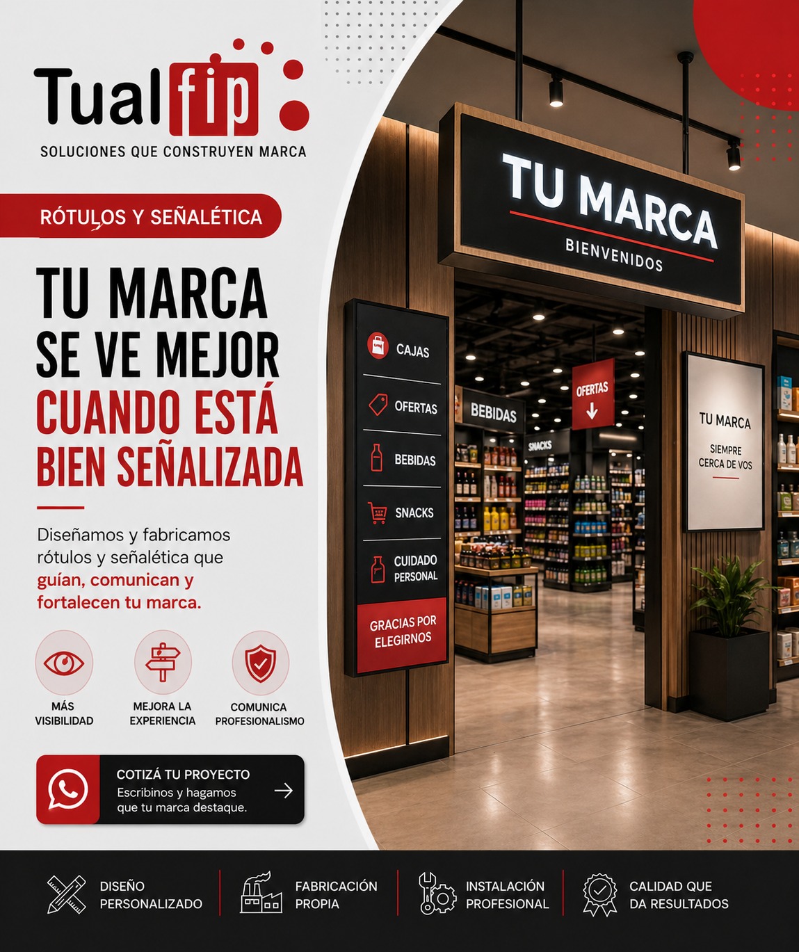 Rótulos y señalética