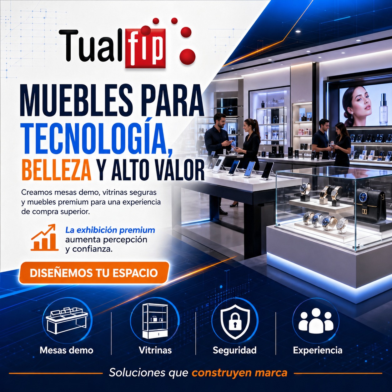 Muebles para tecnología y alto valor